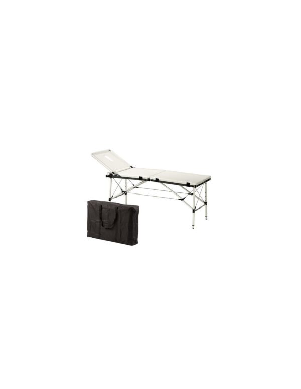 Camilla portatil aluminio 3 cuerpos con custodia (10 Kgs)