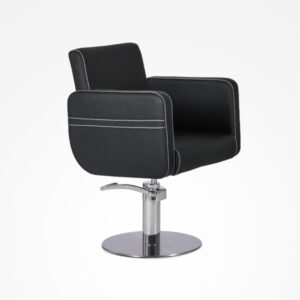 SillÃ³n de Tocador Hermo Negro con Pie Redondo y Bomba Hid *D