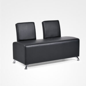 Sillón de Espera Doble Selene Doble Black Bifull